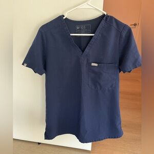 Women’s Navy Small Scrub Top